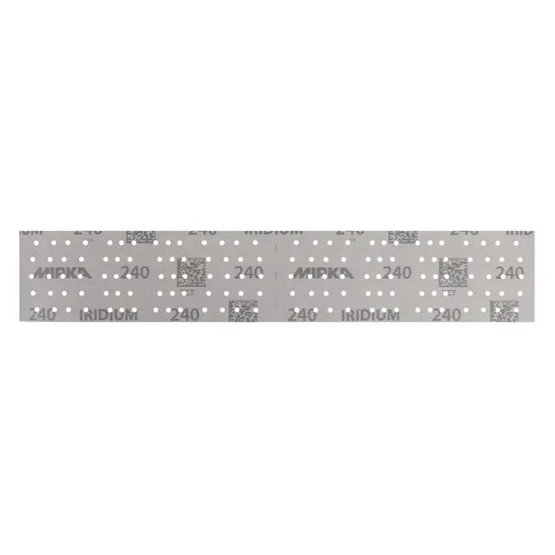 IRIDIUM 70x400mm Grip 140T Perf 240, 100/unité Mirka IRIDIUM 70x400mm Grip 140T Perf 240, 100/unité Mirka