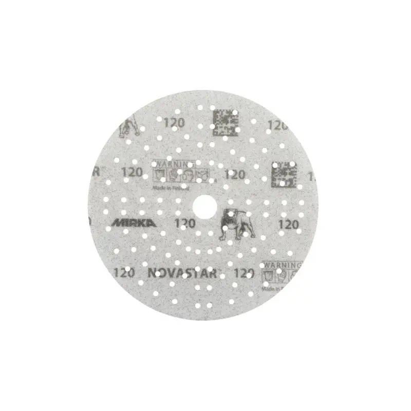 NOVASTAR 150mm Grip 121T 120, 100/unité Mirka NOVASTAR 150mm Grip 121T 120, 100/unité Mirka