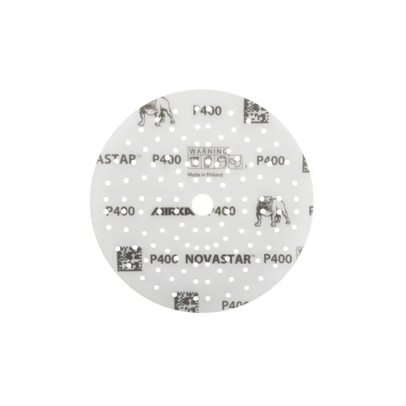 NOVASTAR 150mm Grip 121T P400, 100/unité Mirka NOVASTAR 150mm Grip 121T P400, 100/unité Mirka