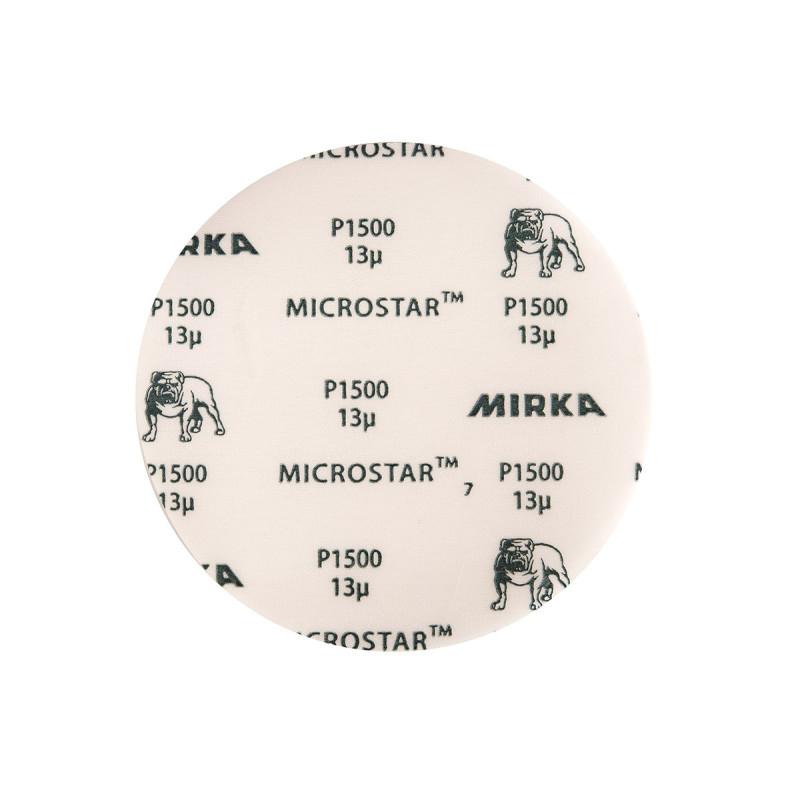 MICROSTAR 150mm Grip P1500, 50/unité Mirka MICROSTAR 150mm Grip P1500, 50/unité Mirka