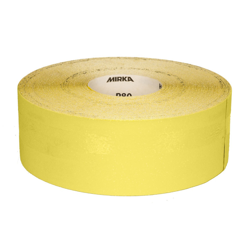 YELLOW 100mm x 50m P120 Mirka