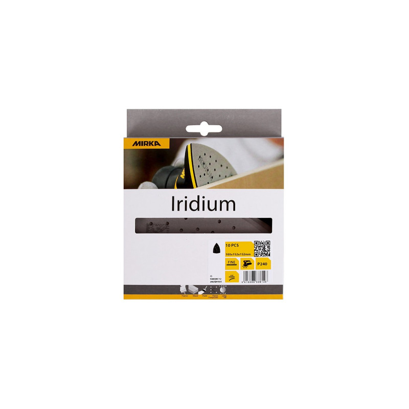 IRIDIUM 100x152x152mm 36T Grip 120, 10/unité Mirka