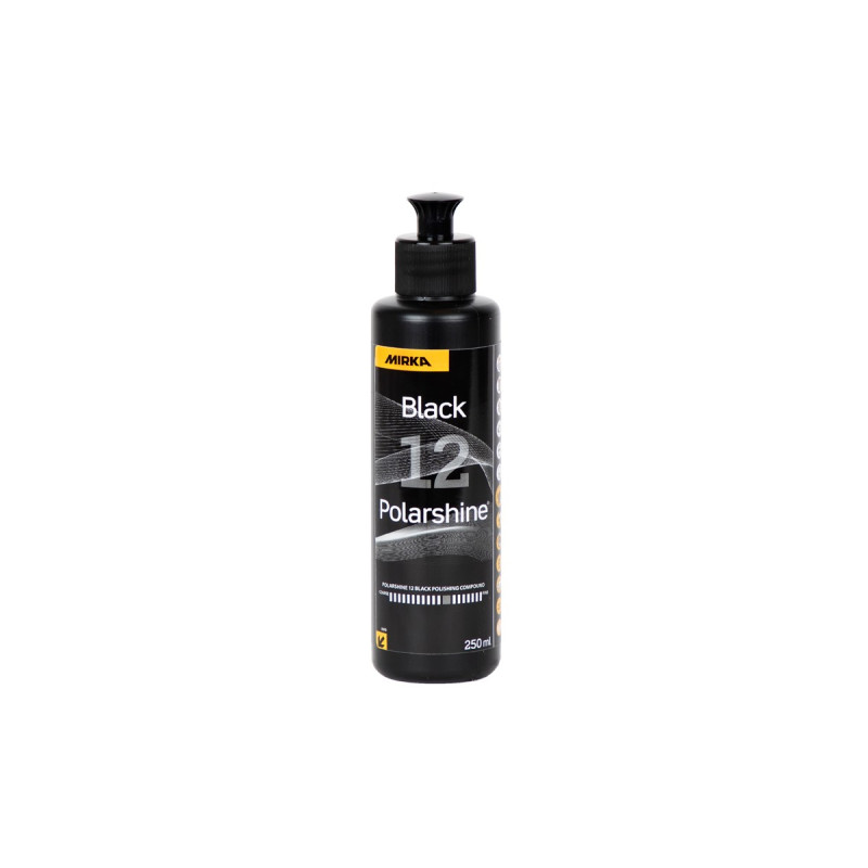 Polarshine 12 Black - pâte de lustrage - 250ml Mirka