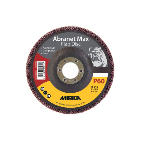 Disque à lamelles ABRANET MAX T29 125mm ALOX 60​ Mirka