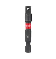 ADAPTATEUR SHOCKWAVE HEX 1/4" - vers CARRE 1/4"