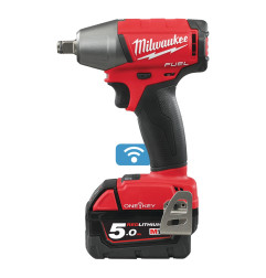 M18 ONEIWF12-502X - Boulonneuse A Chocs FUEL ONE KEY, Carré 1/2'',18V,  5,0 Ah, 4 Modes, 40/120/300 Nm + 1 Vitesse de Finition,