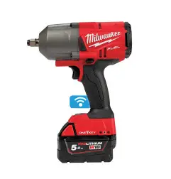 M18 ONEFHIWF12-502X - Boulonneuse A Chocs FUEL ONE KEY, Carré 1/2'',18V, 5,0 Ah, 1 017 Nm, 3 Modes, 1 mode de Finition, Blueto