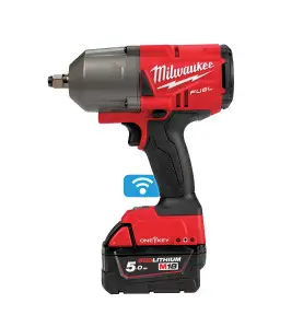 M18 ONEFHIWF12-502X - Boulonneuse A Chocs FUEL ONE KEY, Carré 1/2'',18V, 5,0 Ah, 1 017 Nm, 3 Modes, 1 mode de Finition, Blueto