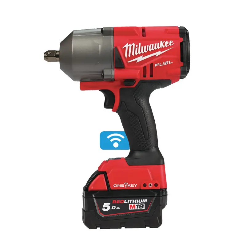 M18 ONEFHIWP12-502X - Boulonneuse à chocs FUEL ONE KEY, Carré 1/2'',18V, 5,0 Ah, 1 017 Nm, 3 Modes, 1 mode de Finition, Bluetoo M18 ONEFHIWP12-502X - Boulonneuse à chocs FUEL ONE KEY, Carré 1/2'',18V, 5,0 Ah, 1 017 Nm, 3 Modes, 1 mode de Finition, Bluetoo