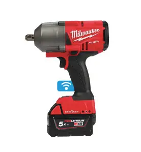 M18 ONEFHIWP12-502X - Boulonneuse A Chocs FUEL ONE KEY, Carré 1/2'',18V, 5,0 Ah, 1 017 Nm, 3 Modes, 1 mode de Finition, Blueto
