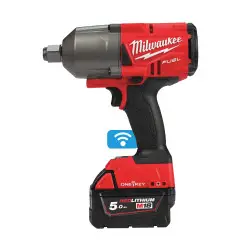 M18 ONEFHIWF34-502X - Boulonneuse A Chocs FUEL ONE KEY, Carré 3/4'',18V, 5,0 Ah, 1 423 Nm, 3 Modes, 1 mode de Finition, Blueto