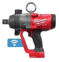 M18ONEFHIWF1-0X - Boulonneuse A Choc FUEL Carré 1'',18V, Bluetooth, 2033Nm / 2400Nm, 18V sans batterie, fixation bague de serr