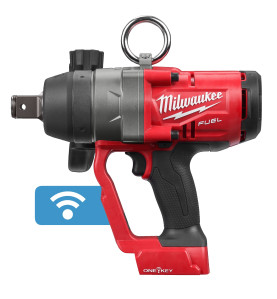 M18ONEFHIWF1-0X - Boulonneuse A Choc FUEL  Carré 1'',18V, Bluetooth, 2033Nm / 2400Nm, 18V sans batterie, fixation bague de serr