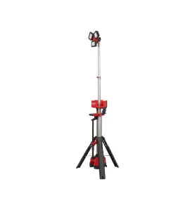M18 HOSALC-0 - PROJECTEUR TRÉPIED DE CHANTIER HIGH OUTPUT, HYBRIDE SANS FIL / FILAIRE / CHARGEUR DE BATTERIE M18, 18V, 6000 LUM