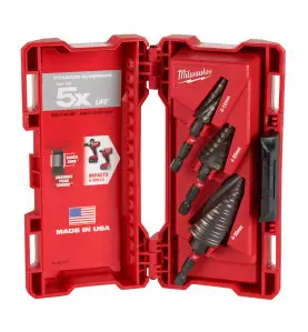 COFFRET FORETS ÉTAGÉS SHOCKWAVE 3 PCS - Diam. 4 A 12 MM, PAS DE 1MM - Diam. 4 A 20 MM, PAS DE 2 MM - Diam. 4 A 30 MM, PAS DE 2