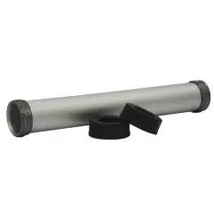 RÉCEPTEUR DE CARTOUCHE FERMÉ ALUMINIUM 600ML (POUR CARTOUCHES SOUPLES "SAUCISSON" 600ML) - A UTLISER AVEC: - CREMAILLÈRE 48091