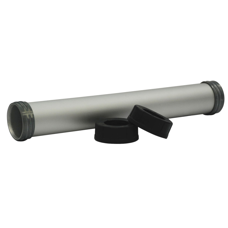 Récepteur de cartouche fermé aluminium 600ml (pour cartouches souples "saucisson" 600ml) - à utliser avec: - cremaillère 480910