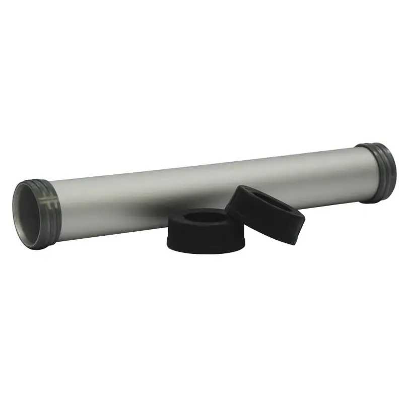Récepteur de cartouche fermé aluminium 600ml (pour cartouches souples "saucisson" 600ml) - à utliser avec: - cremaillère 480910