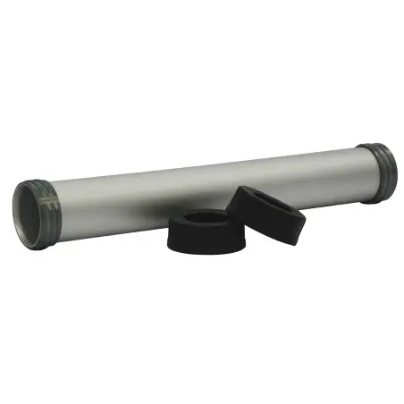 RÉCEPTEUR DE CARTOUCHE FERMÉ ALUMINIUM 600ML (POUR CARTOUCHES SOUPLES "SAUCISSON" 600ML) - A UTLISER AVEC: - CREMAILLÈRE 48091
