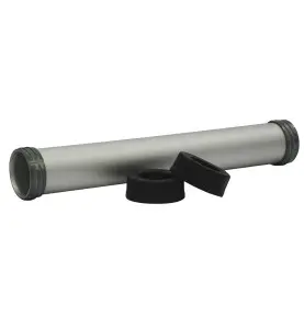 RÉCEPTEUR DE CARTOUCHE FERMÉ ALUMINIUM 600ML (POUR CARTOUCHES SOUPLES "SAUCISSON" 600ML) - A UTLISER AVEC: - CREMAILLÈRE 48091