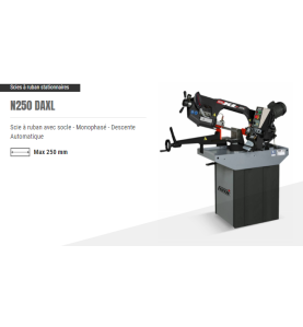 Scie à ruban 2480 descente semi auto 2 Vitesses 230V DA Art:N250DAXL-MF Code:8488052 Femi