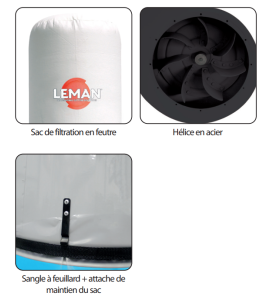 ASPIRATEUR 150 LITRES ASP150 Triphasé