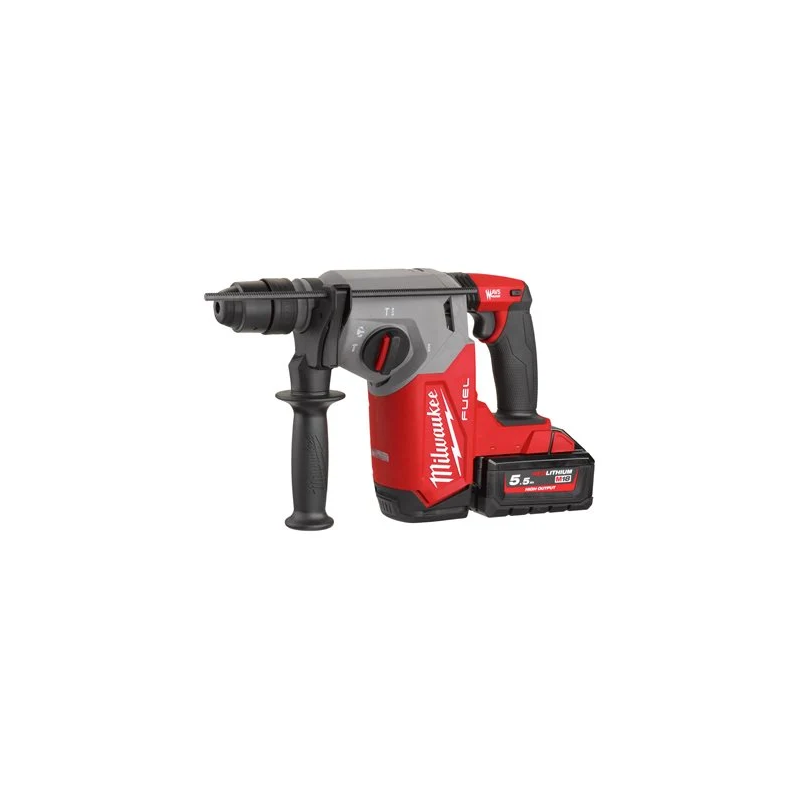 M18 FHX-552X Perforateur SDS+ 26mm FUEL, FIXTEC, 18V, 2 batteries 5,5Ah High Output, HD Box