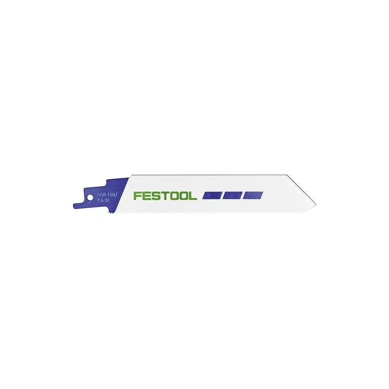 Lame de scie sabre HSR 150/1,6 BI/5 METAL STEEL/STAINLESS STEEL Festool