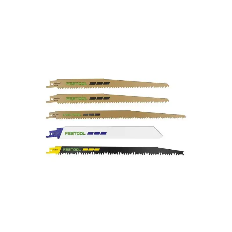 Jeu de lames de scie sabre RS-Sort/5 Festool