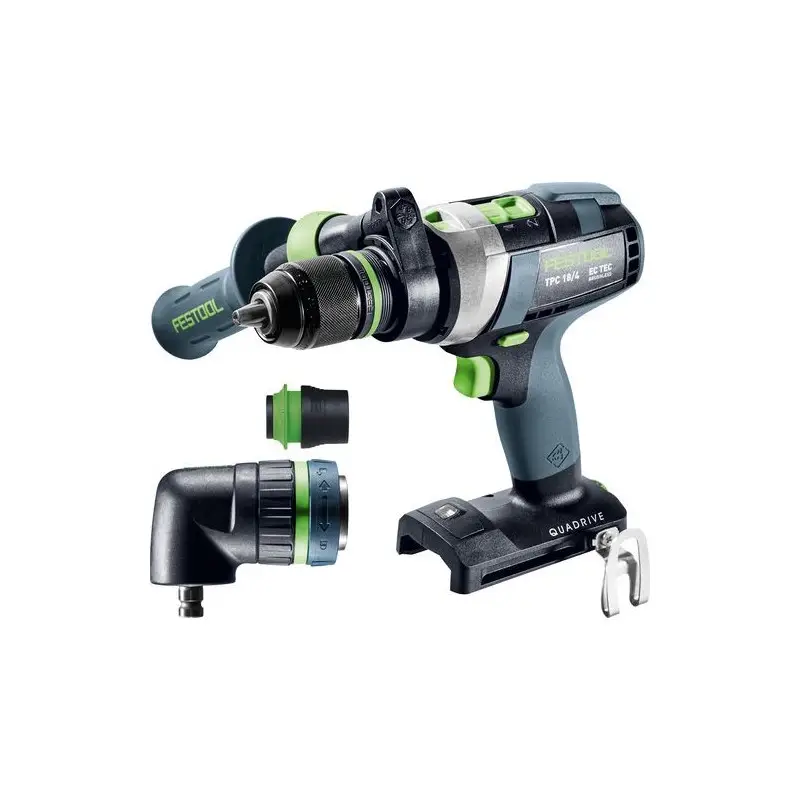 Festool Perceuse-visseuse à percussion sans fil TPC 18/4 I-Basic-Set QUADRIVE Festool Perceuse-visseuse à percussion sans fil TPC 18/4 I-Basic-Set QUADRIVE