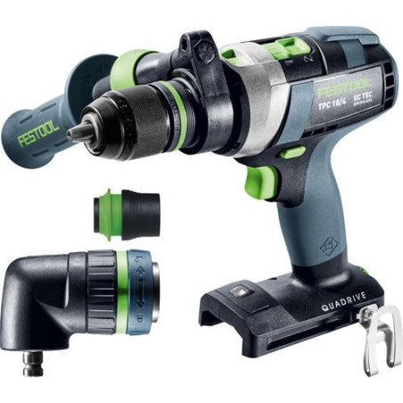 Festool Perceuse-visseuse à percussion sans fil TPC 18/4 I-Basic-Set QUADRIVE