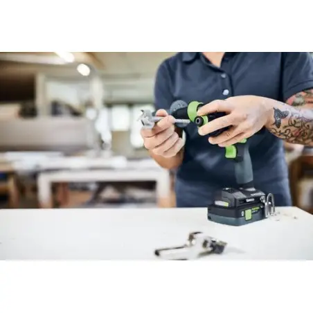 Festool Perceuse-visseuse à percussion sans fil TPC 18/4 I-Basic-Set QUADRIVE