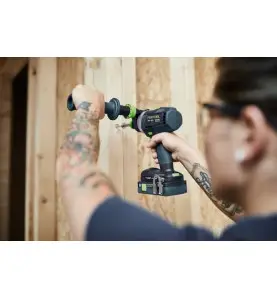 Festool Perceuse-visseuse à percussion sans fil TPC 18/4 I-Basic-Set QUADRIVE