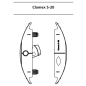 Clamex S-20 Starterset Lamello - Kit de démarrage SYS+80p+Gabarit & foret Clamex S-20 Starterset Lamello - Kit de démarrage SYS+80p+Gabarit & foret
