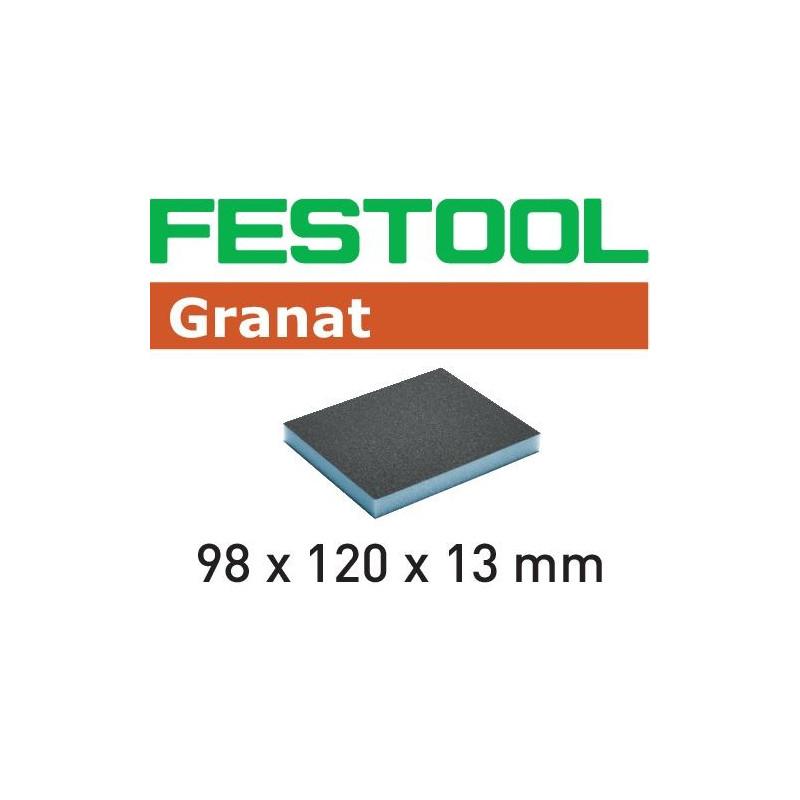 Éponge de ponçage 98x120x13 60 GR/6 Granat Festool