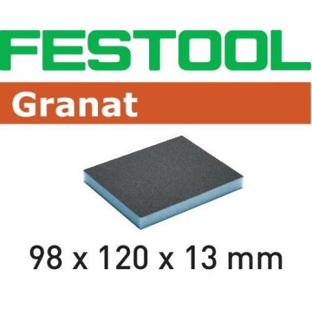 Éponge de ponçage 98x120x13 60 GR/6 Granat Festool