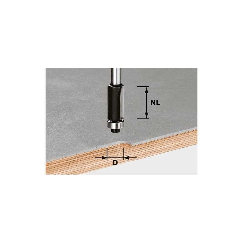 Fraise à affleurer HW S8 D12,7/NL25 Festool