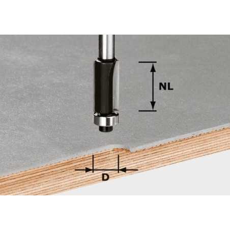 Fraise à affleurer HW S8 D12,7/NL25 Festool