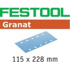 Abrasifs STF 115X228 P60 GR/50 Granat Festool