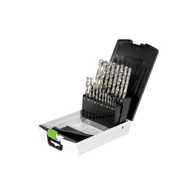 Coffret de forets hélicoïdaux HSS D 1-10 Sort/19 Festool