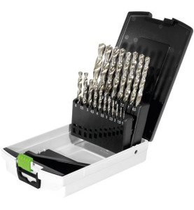 Coffret de forets hélicoïdaux HSS D 1-10 Sort/19 Festool