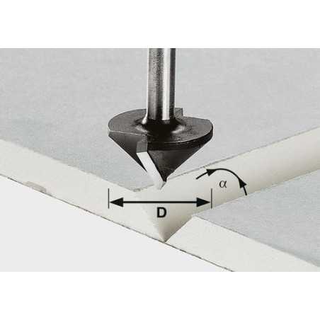 Festool Fraise pour plaques de plâtre HW S8 D32/90°
