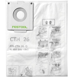 Sac filtre de sécurité FIS-CTH 26/3 Festool