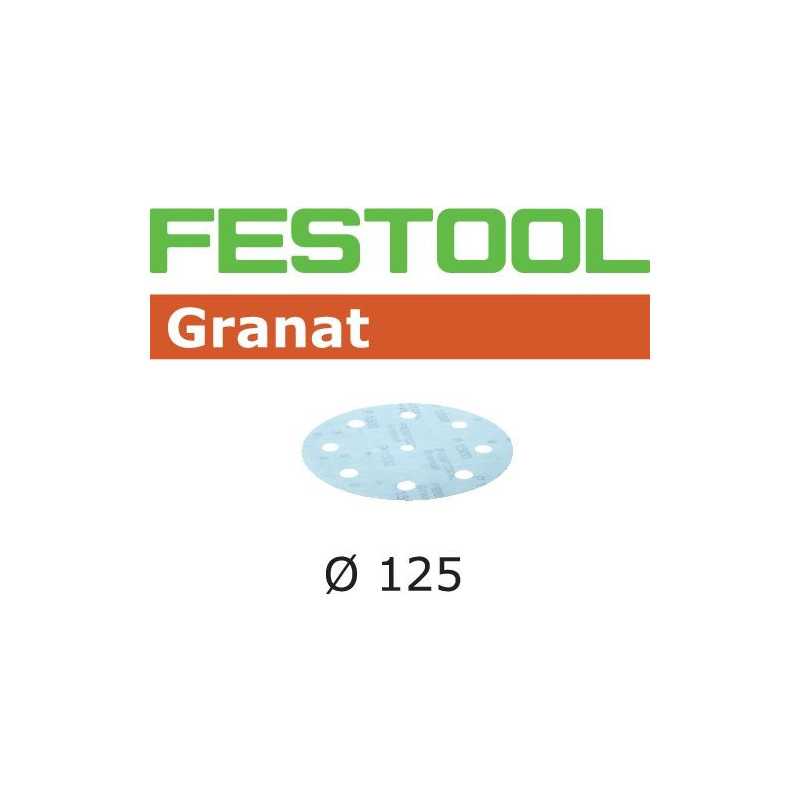 Abrasif STF D125/8 P800 GR/50 Granat Festool