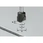 Fraises à rainurer en V HW S8 D18-135°/Alu Festool