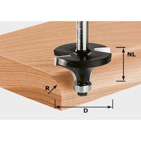 Fraise à moulurer HW S8 D38,1/R12,7 KL Festool