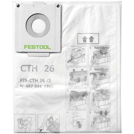 Sac filtre de sécurité FIS-CTH 48/3 Festool