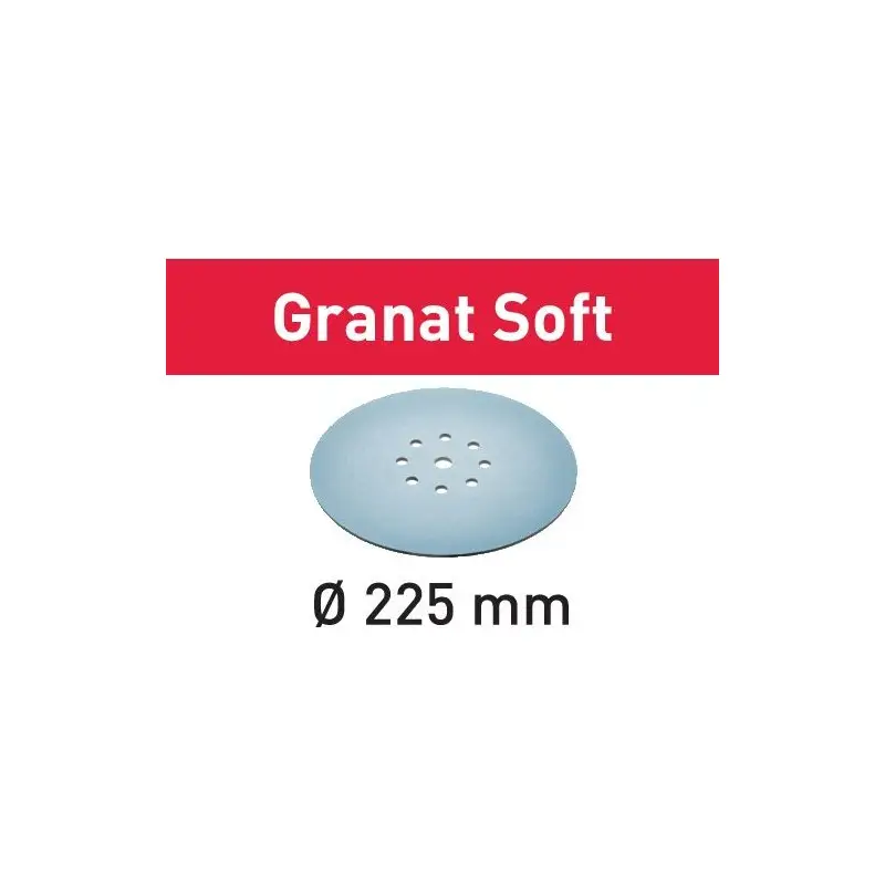 Abrasif STF D225 P80 GR S/25 Granat Soft Festool
