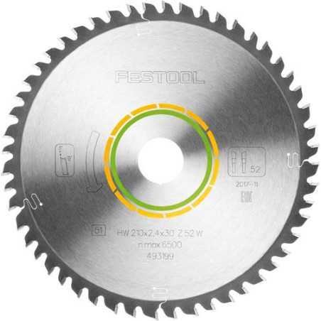 Festool Lame de scie circulaire WOOD FINE CUT HW 210x2,4x30 W52