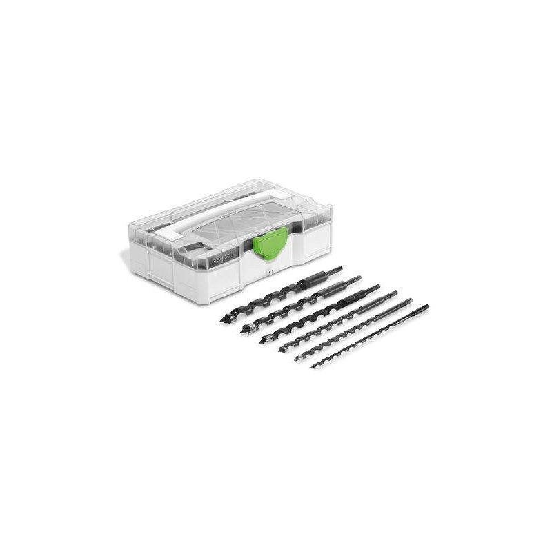 Set de mèches à simple spirale SB CE/6-Set Festool